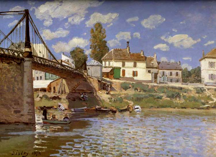 Alfred Sisley Bridge at Villeneuve-la-Garenne